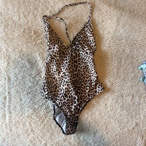 Target Leopard Print One-Piece Swimsuit